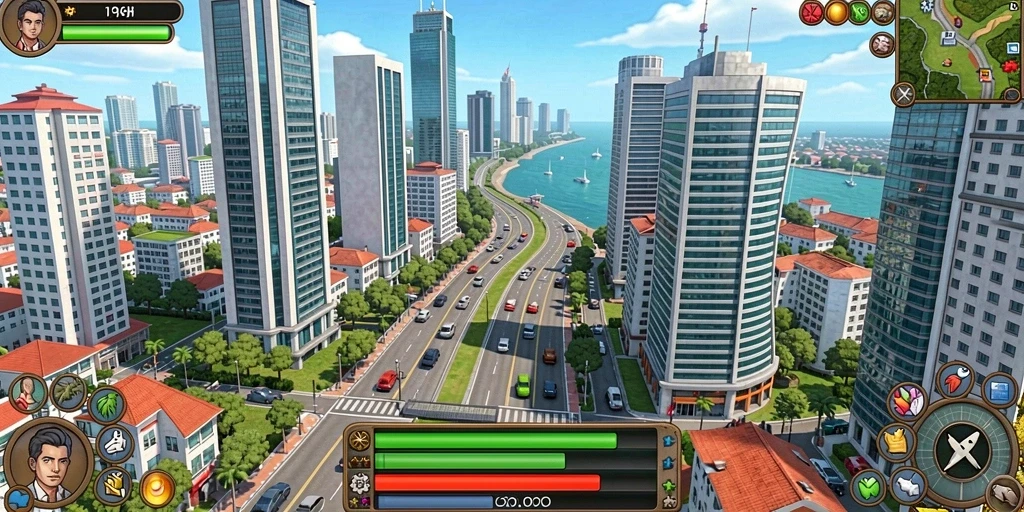 tv888 - Grafis HD dengan efek visual memukau.